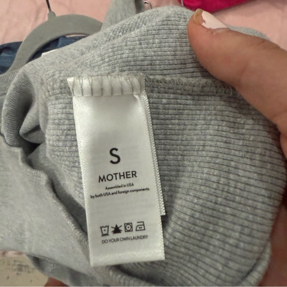 Mother Dress The Chin Ups Midi Tank Ribbed in Move It Grey - Picture 7 of 8